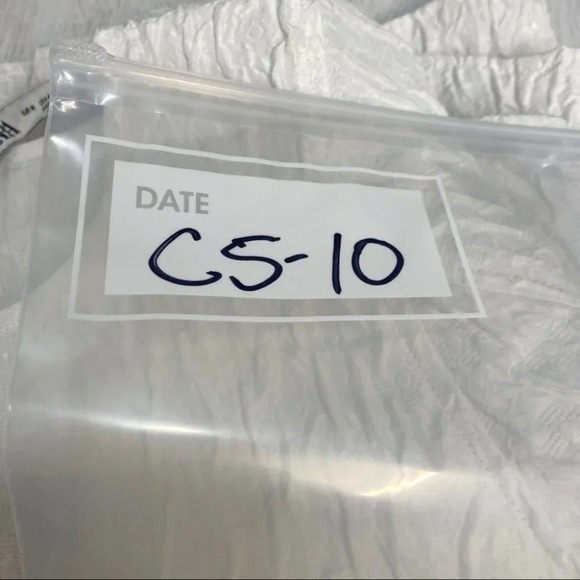 Zara Textured Cropped Balloon sleeve White Blouse M Oversized - Picture 5 of 5